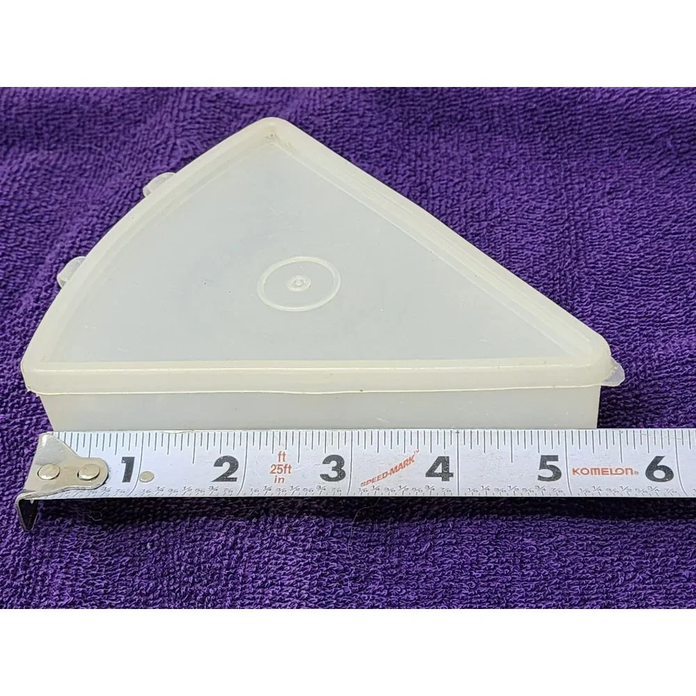 Vintage‎ Admiration Made In USA Slice Of Pie Container Hinged Lid